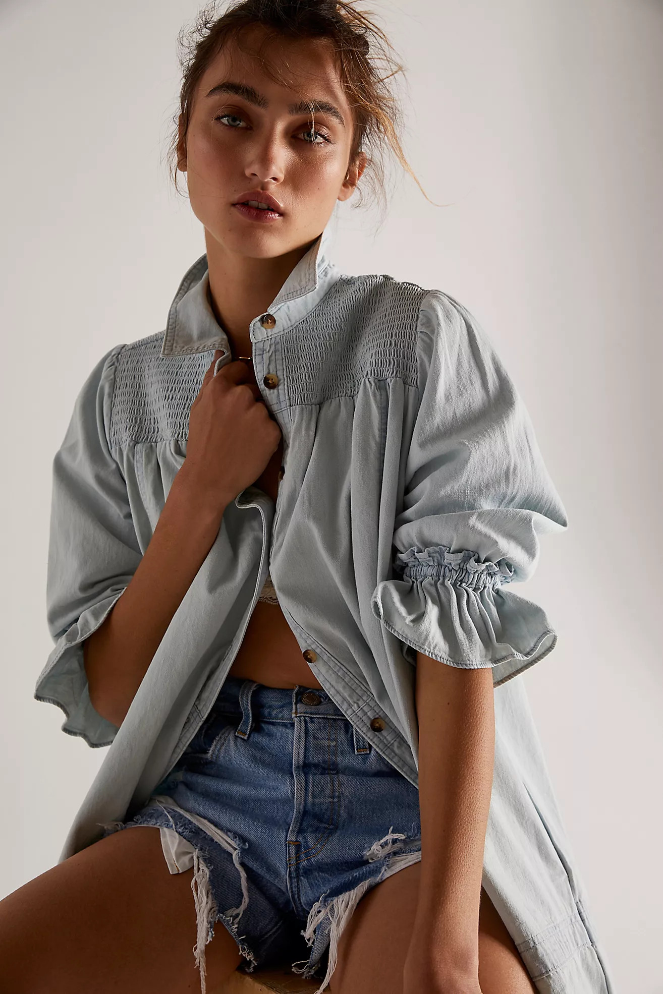 Vanessa Denim Tunic | Free People (Global - UK&FR Excluded)