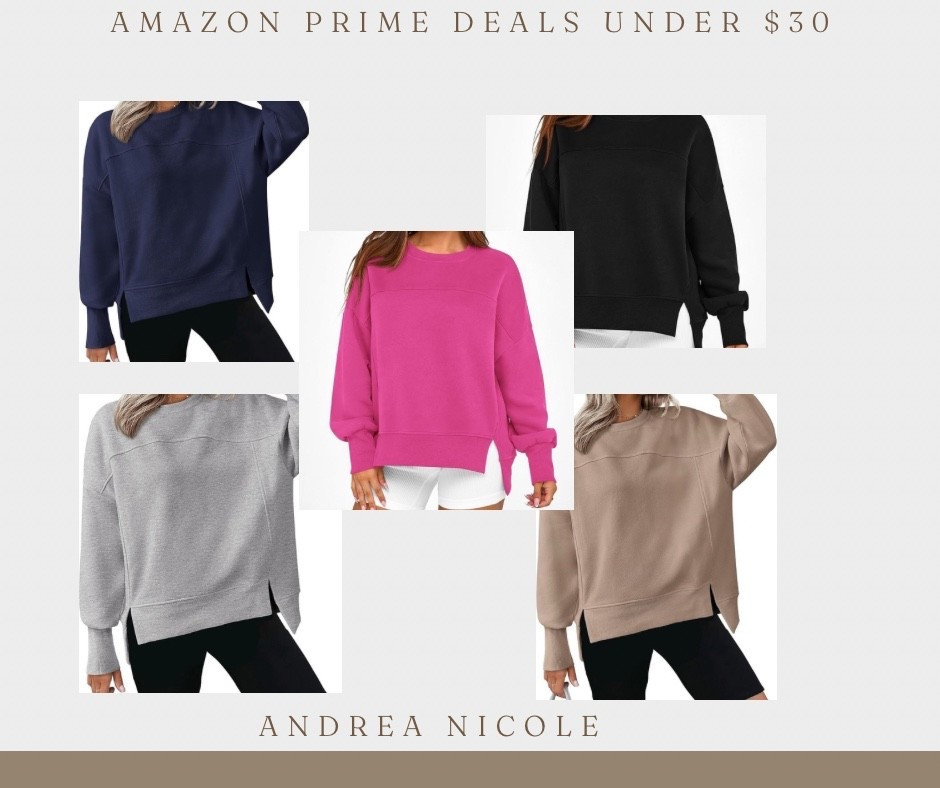 I love a good sweatshirt and this one is amazing quality, aerie vibes, comes in several color choices, and super cute 🤍 Also it’s part of prime day deals!!! Can’t beat that 🤍 

#LTKSeasonal #LTKSaleAlert #LTKStyleTip