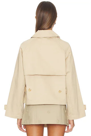 GUIZIO Romeo Trench in Taupe from Revolve.com | Revolve Clothing (Global)