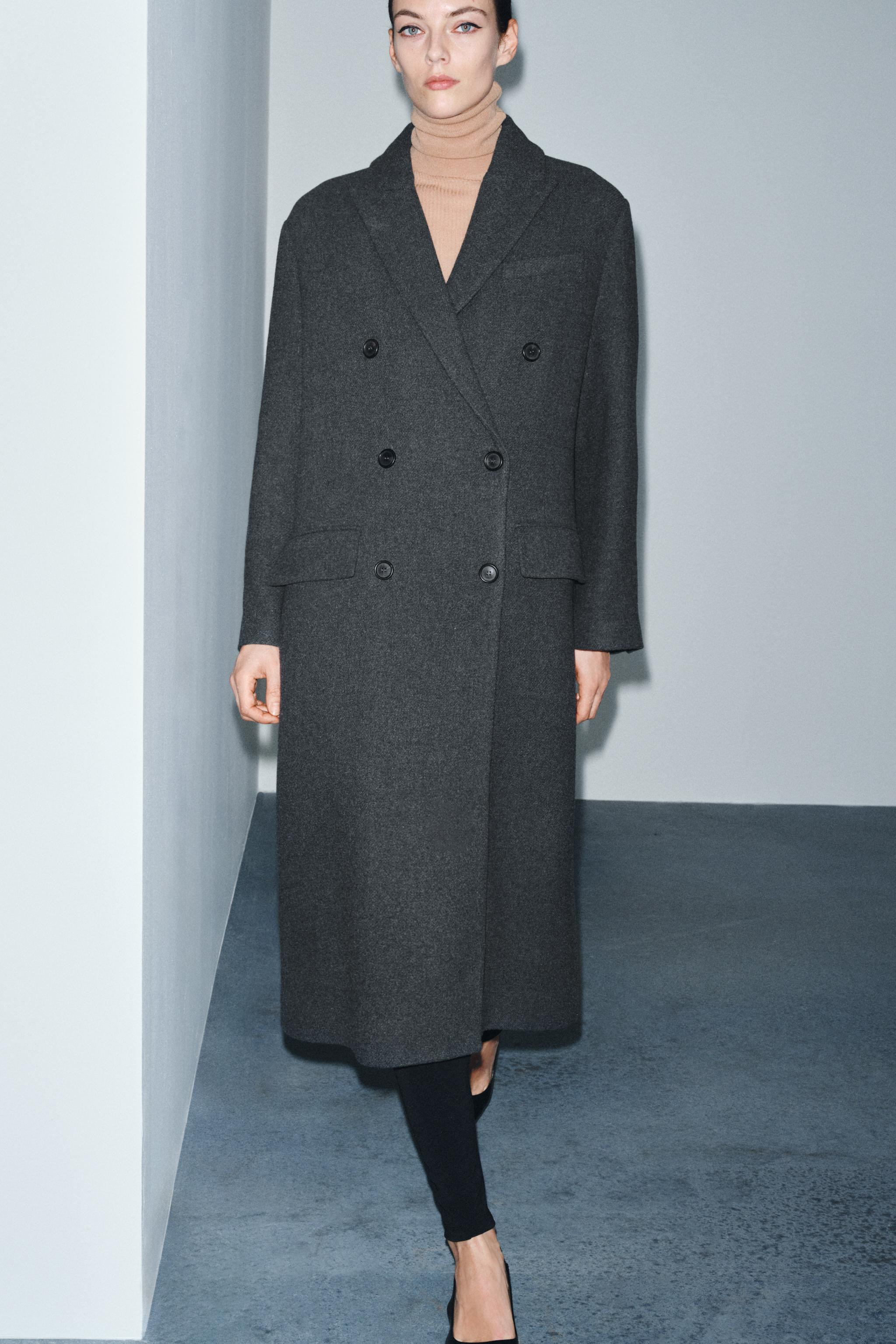LONG OVERSIZED COAT ZW COLLECTION | Zara US