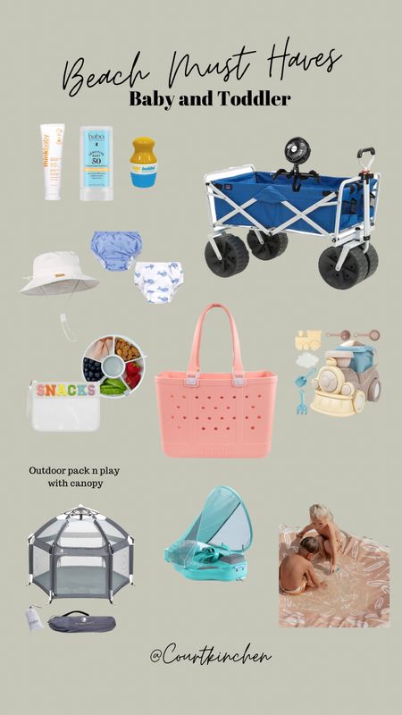 Baby and toddler beach favorites! Everything we brought for a week at the beach with a 4 year old and 6 month old! 


Baby / beach / pool / resort / baby beach must haves / toddler beach must haves / beach toys / baby beach toys / baby summer must haves / toddler / beach wagon / beach bag / baby sunscreen 

#LTKkids #LTKfamily #LTKbaby
