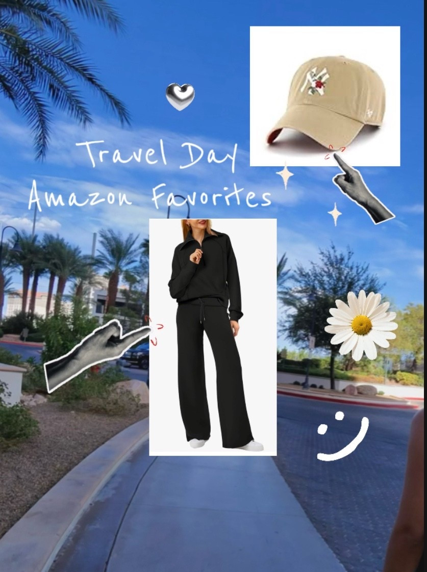 Travel Day Amazon Favorites #Amazontravelfinds #travelsets #twopieceoutfits #hats #airportoutfit #outfits #onthego

#LTKTravel #LTKFindsUnder50 #LTKMidsize