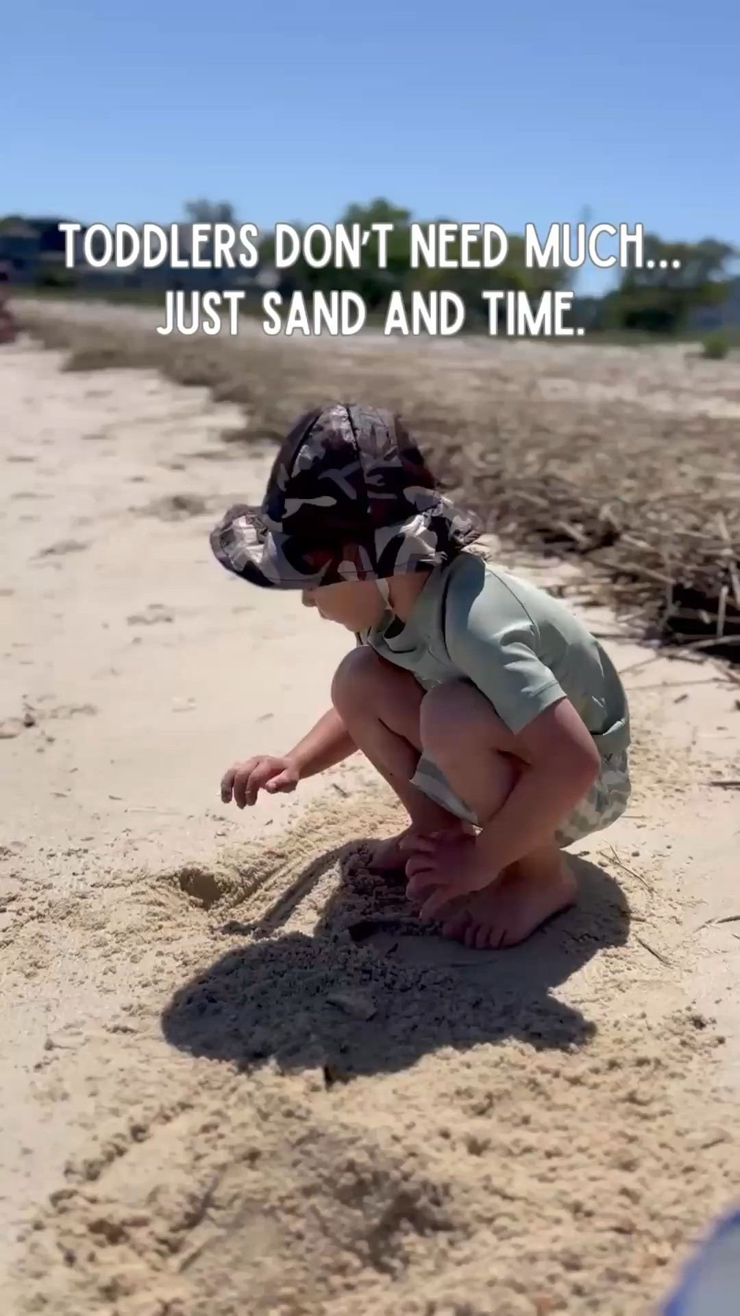 Toddlers don’t need much… just sand, sunshine, and time to explore. Watching him discover the world in the simplest ways reminds me how little it actually takes to make a perfect day. 


#ToddlerLife #BoyMomLife #SlowChildhood #SimpleMoments #BeachDays

#LTKKids #LTKdayinmylife #LTKmomlife