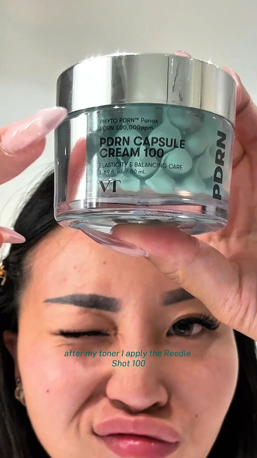 I love the vegan PDRN line from VT Cosmetics! You only need one capsule a day and it helps with a smoothing fine lines, minimizing pores, and gives you that glass skin look. I’ve been using it for a week and I’ve already noticed a difference 🥰

#LTKbeauty