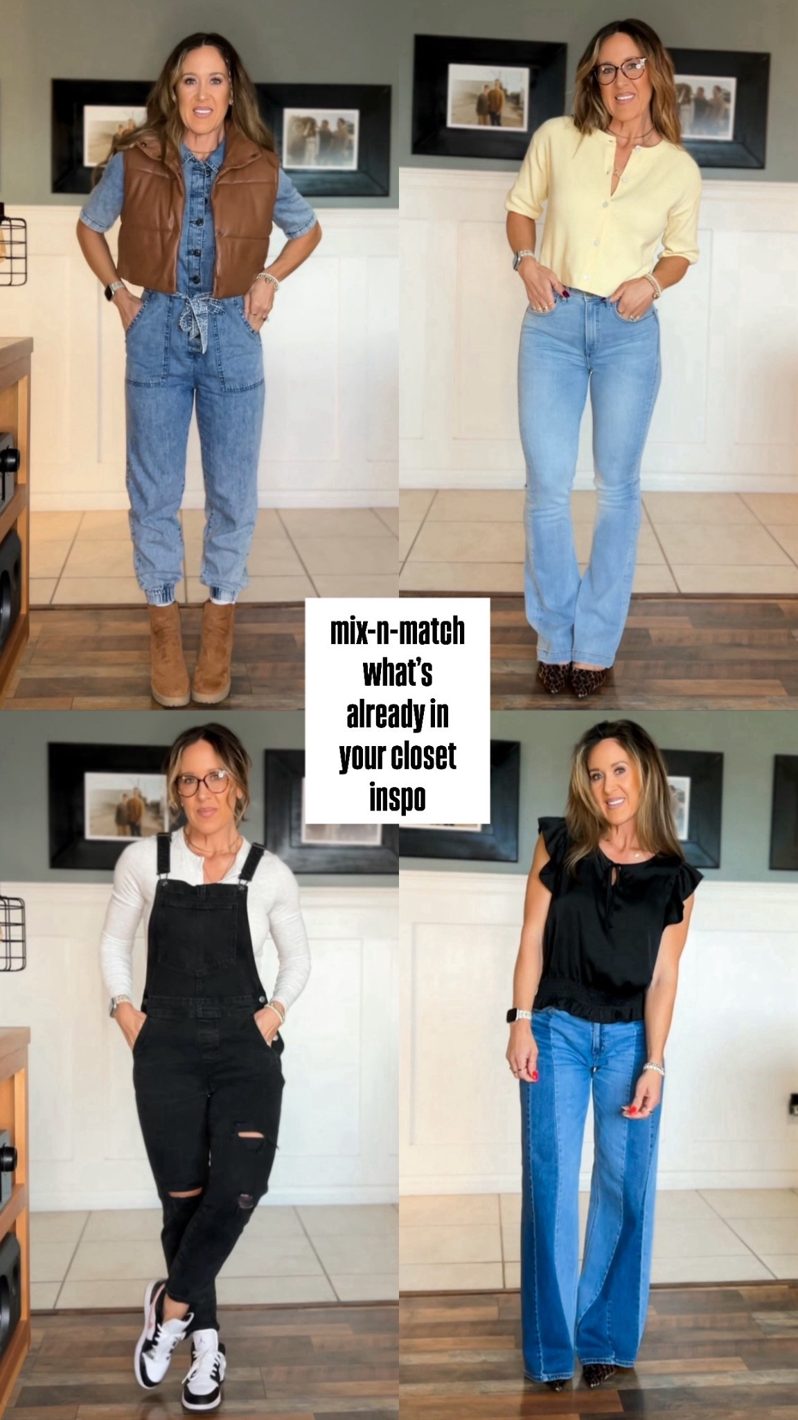 Save $$ and mix-n-match what you already have, but in case there is something here you want to add to your closet capsule, here are some links🥰

#LTKStyleTip #LTKmomlife #LTKootd