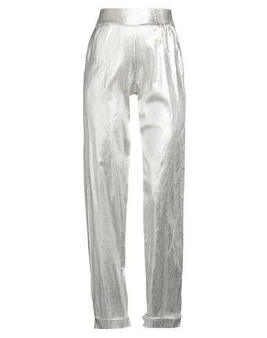 Circus Hotel Woman Pants Silver Size 2 Viscose | YOOX (US)