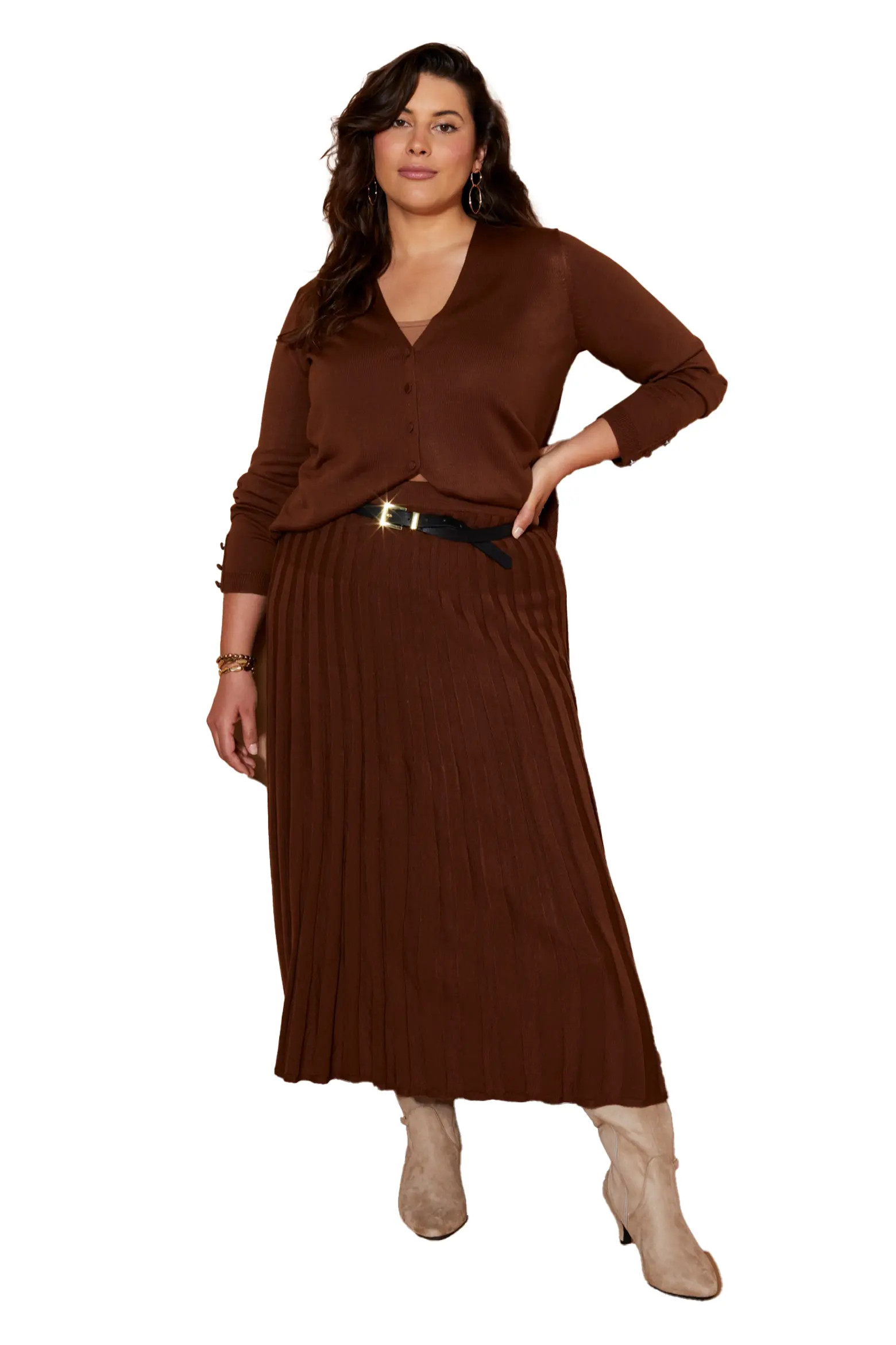June + Vie Pleated Midi Skirt (Women) | Nordstrom | Nordstrom