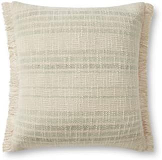 Angela Rose x Loloi Forrest Collection Ivory / Sage, 18'' x 18'' Cover Only Pillow | Amazon (US)