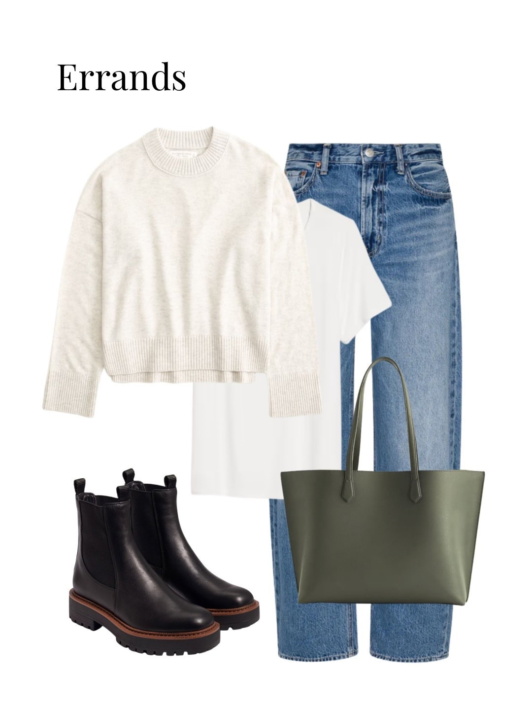 Errands, school volunteering, appointments for self-care, etc.
Easy layers, everyday denim, and practical staples that just work.

#LTKmomlife #LTKdayinmylife #LTKootd