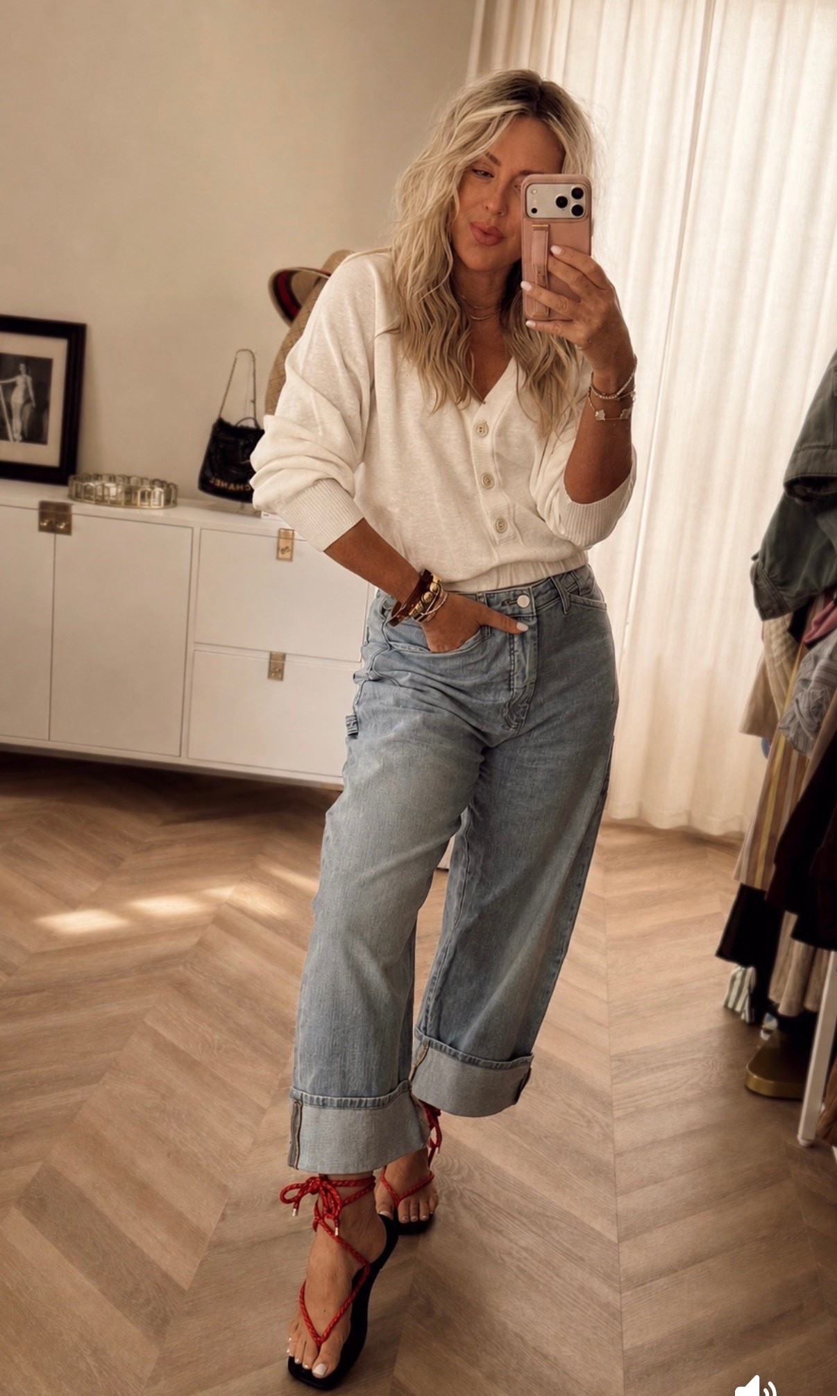 OOTD! My target summer sweater is great for now and fall. Score! ✨🚨 I’m in small 

Date night. Jeans. Summer outfit.