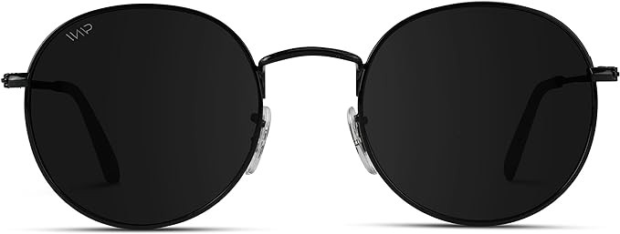WearMe Pro - Reflective Lens Round Trendy Sunglasses | Amazon (US)