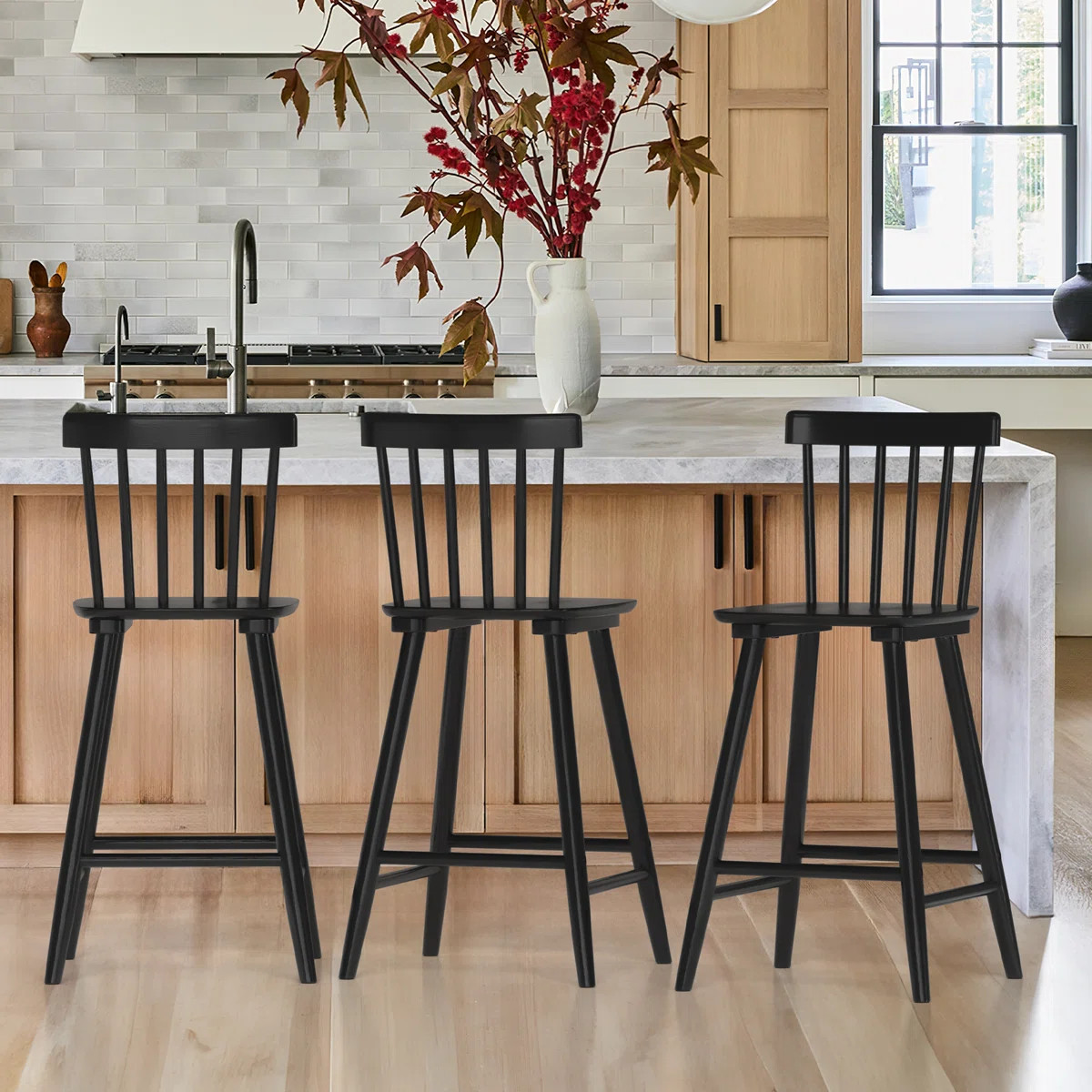 Solid Wood Counter Stool | Wayfair North America