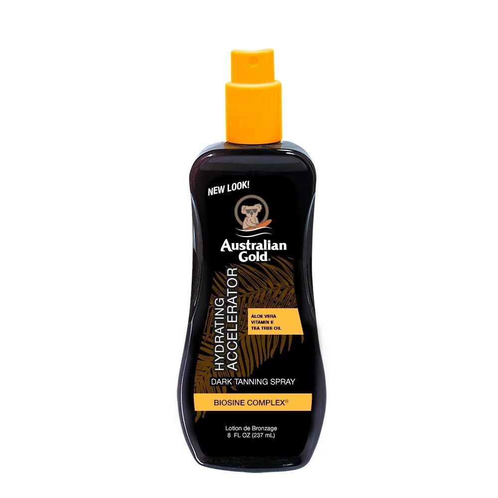 Australian Gold Dark Tanning Accelerator Spray, 8 fl oz Tanning Gel - Walmart.com | Walmart (US)