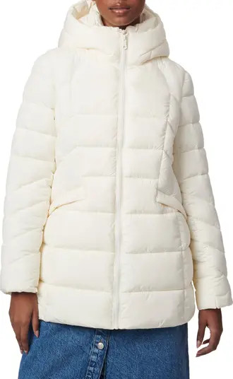 Bernardo Hooded Puffer Jacket with Bib | Nordstrom | Nordstrom