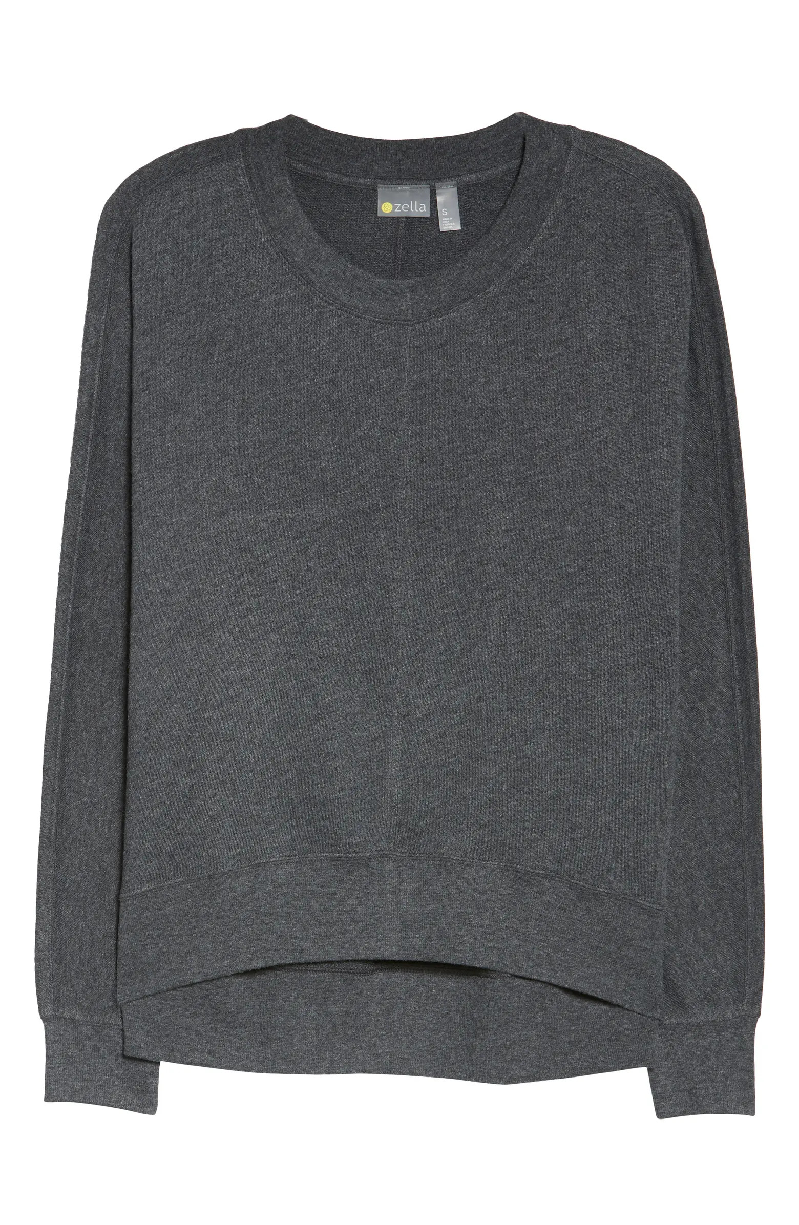 Carey Crew High/Low Sweatshirt | Nordstrom