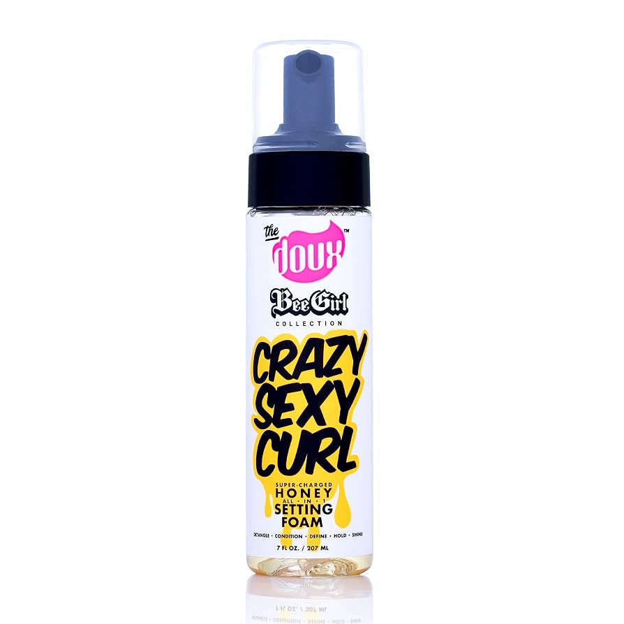 The Doux Crazy Sexy Curl Honey Setting Foam for All Hair Types, Detangles, Defines & Conditions, ... | Amazon (UK)