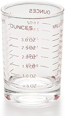 Shot Glass Measuring Cup 3 Ounce/90ML Liquid Heavy High Espresso Glass Cup | Amazon (US)