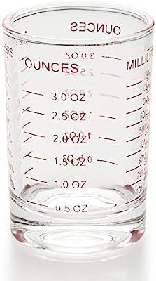 Shot Glass Measuring Cup 3 Ounce/90ML Liquid Heavy High Espresso Glass Cup | Amazon (US)