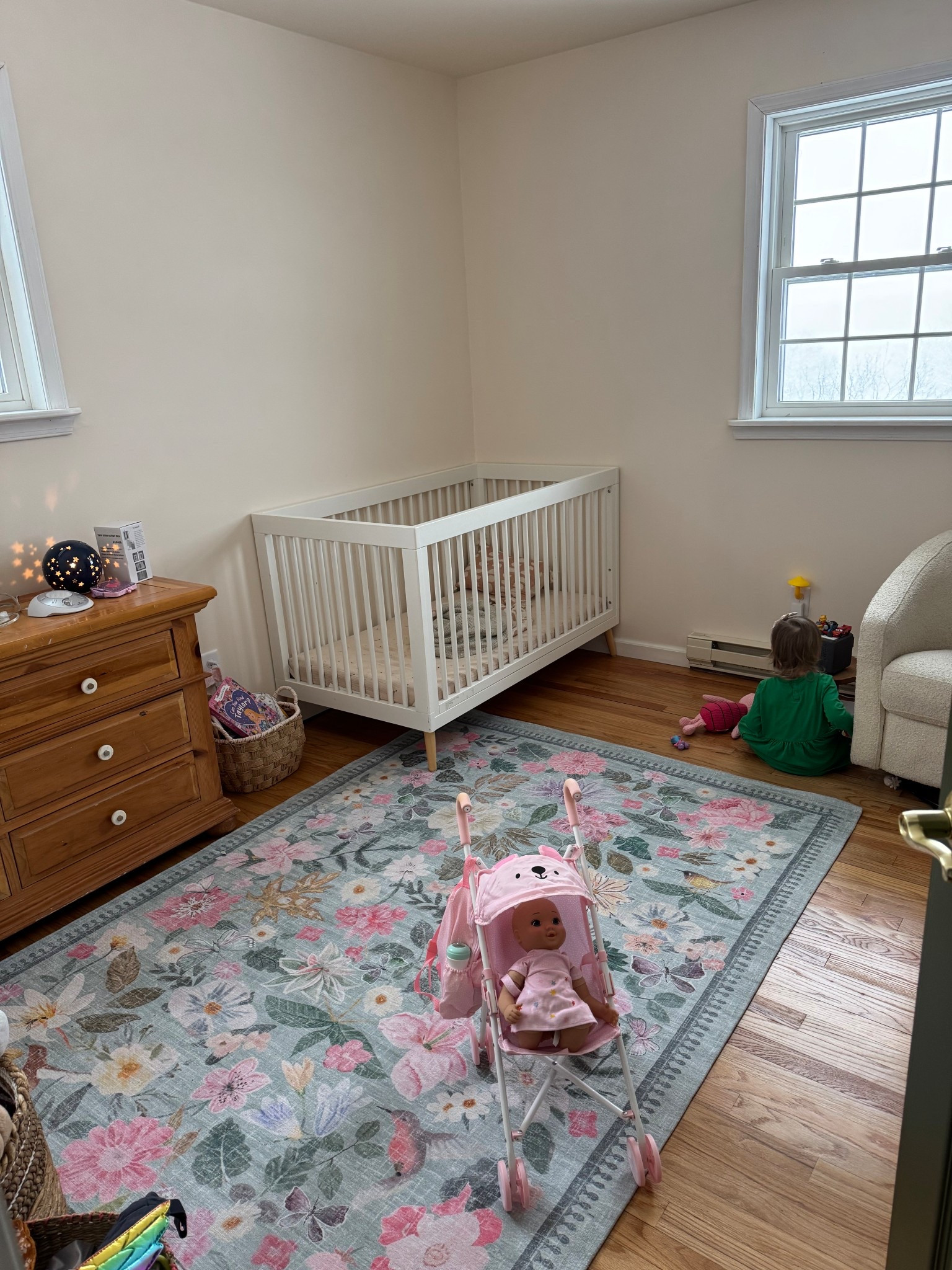 Lord of work to do in her room still, but Eloise is enjoying having her own space 🦋 we love this rug from PB kids! 

#LTKBaby #LTKKids #LTKHome