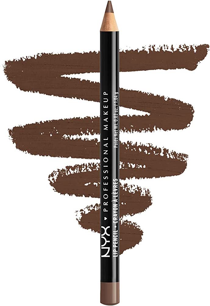 NYX PROFESSIONAL MAKEUP Slim Lip Pencil, Long-Lasting Creamy Lip Liner - Espresso | Amazon (US)