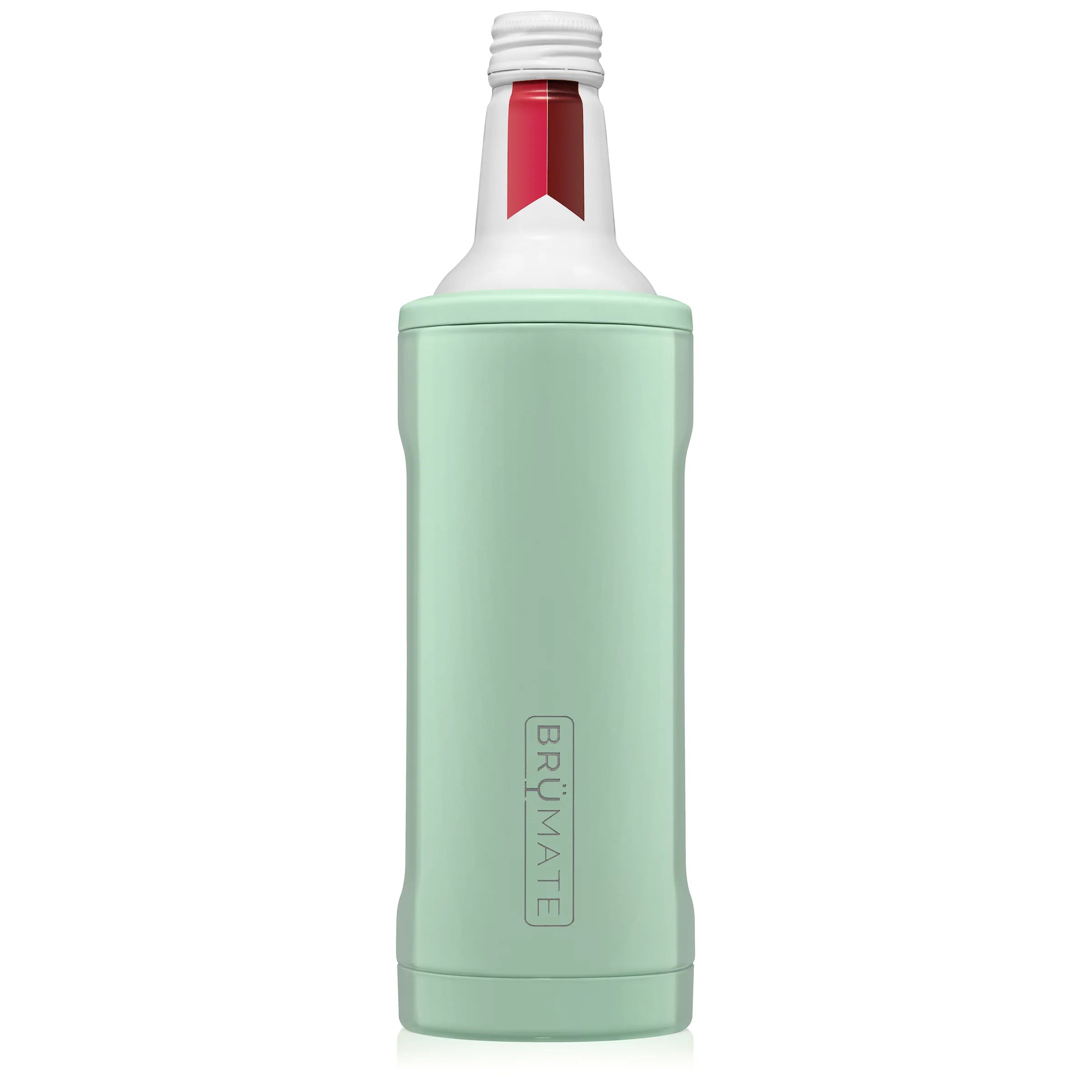 Hopsulator Twist | Light Olive | 16oz Aluminum Bottles | BruMate