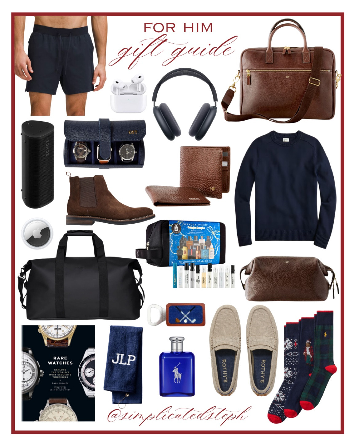 Gifts for him 

Men’s gift guide 
Gifts for husband 
Gifts for boyfriend 
Gifts for dad 

#LTKSeasonal #LTKHoliday #LTKGiftGuide