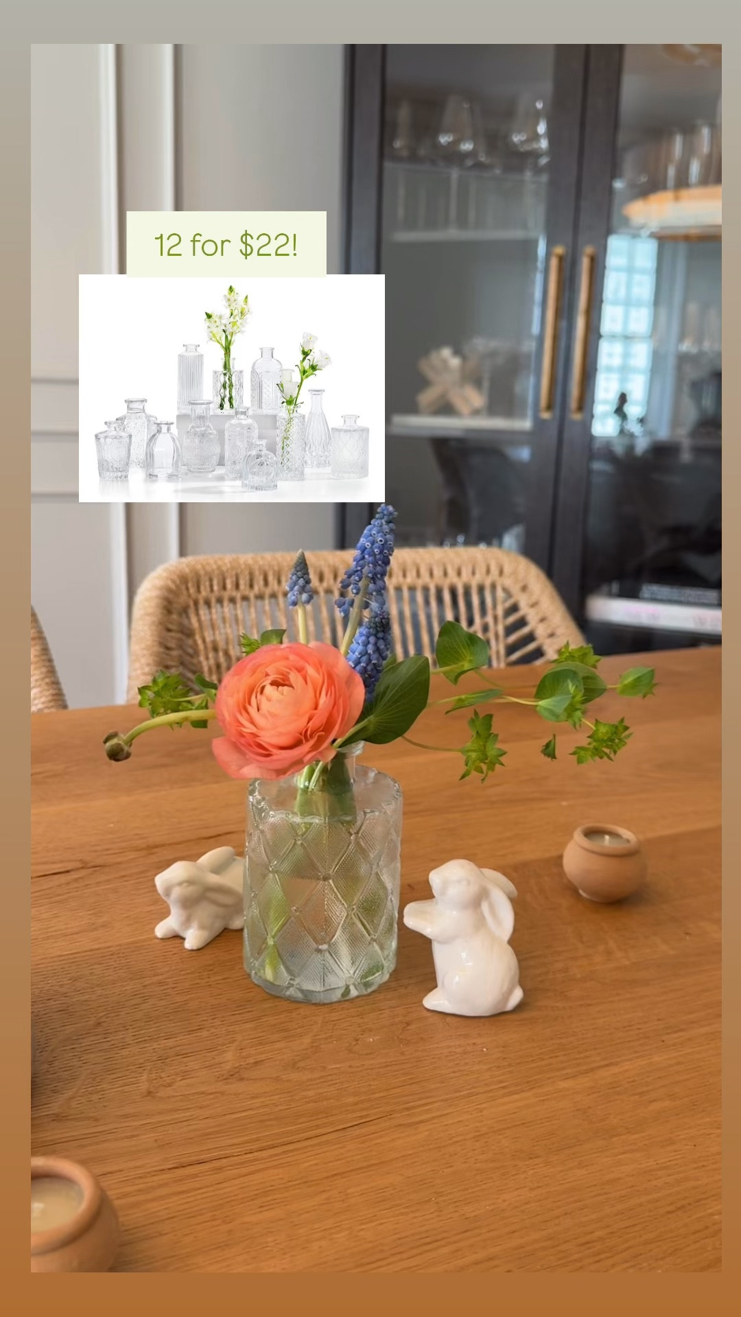 So impressed with these bud vases I found on Amazon. 12 for $22 and a few color options to choose from too! 💐

#LTKHome