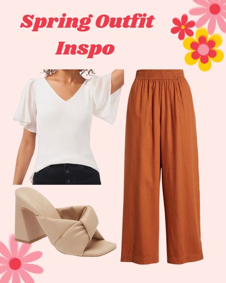 Spring Vacation Outfit Inspo

Linen Blend Wide Leg Pants
TREASURE & BOND

Flutter Sleeve Rib Knit T-Shirt
1.STATE

Saydee Sandal (Women)
OPEN EDIT

#LTKU #LTKstyletip #LTKfit