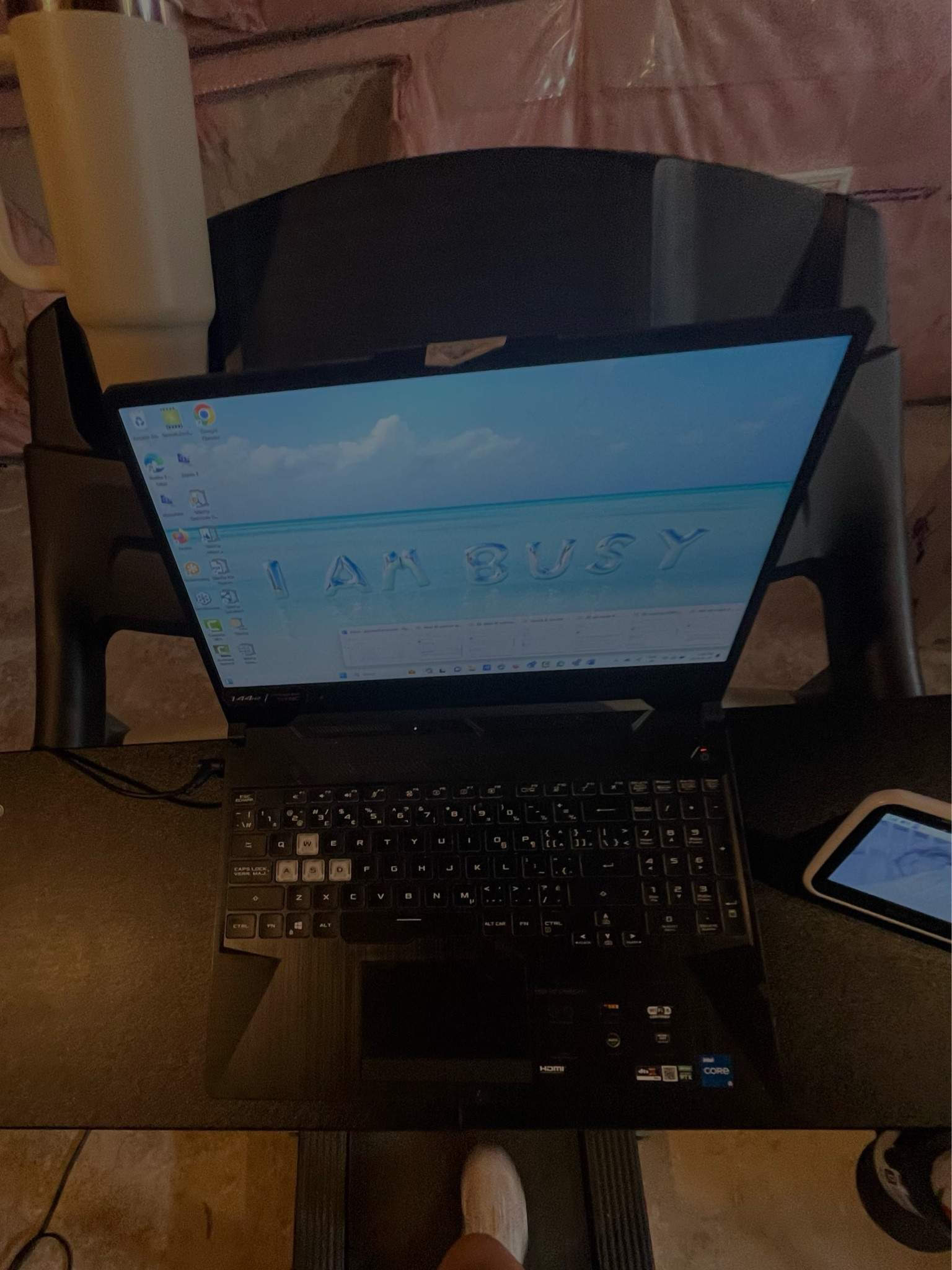 treadmill desk! perfect for getting in extra steps while working! 

#LTKhome