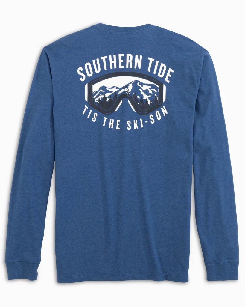 Heather Tis The Ski-Son Long Sleeve T-Shirt | Southern Tide