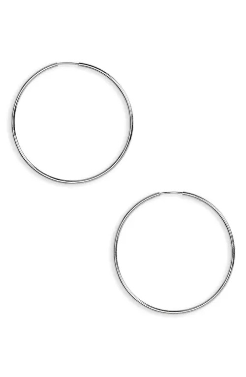 Argento Vivo Sterling Silver Argento Vivo Endless Hoops at Nordstrom | Nordstrom