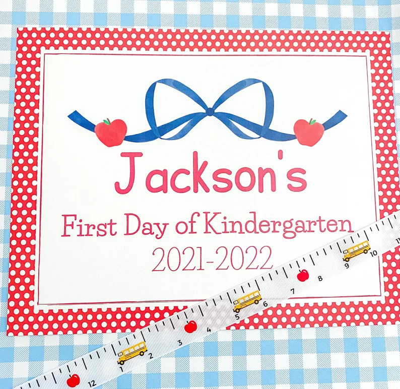 First Day of School Sign / Personalized / Back to School / | Etsy | Etsy (US)
