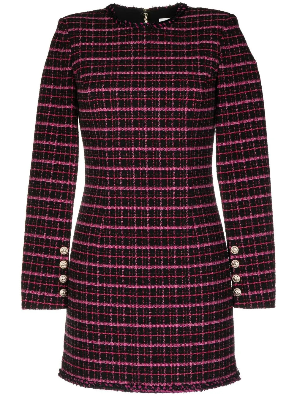 Rebecca Vallance Hirst Tweed Mini Dress - Farfetch | Farfetch Global