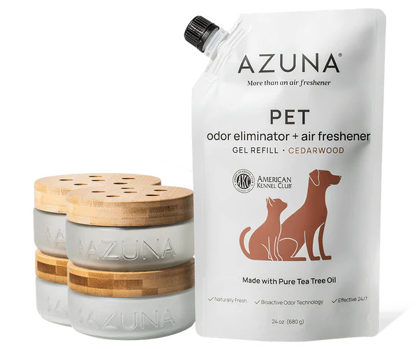 Luxe Glass Pet Odor Eliminator 4 Room Kit | Azuna