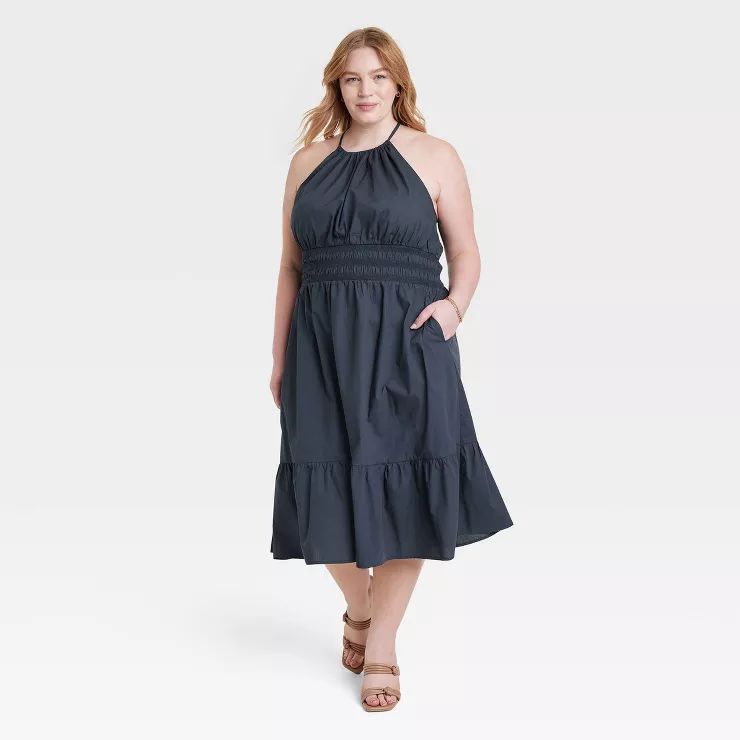 Women's Poplin Dress - A New Day™ | Target