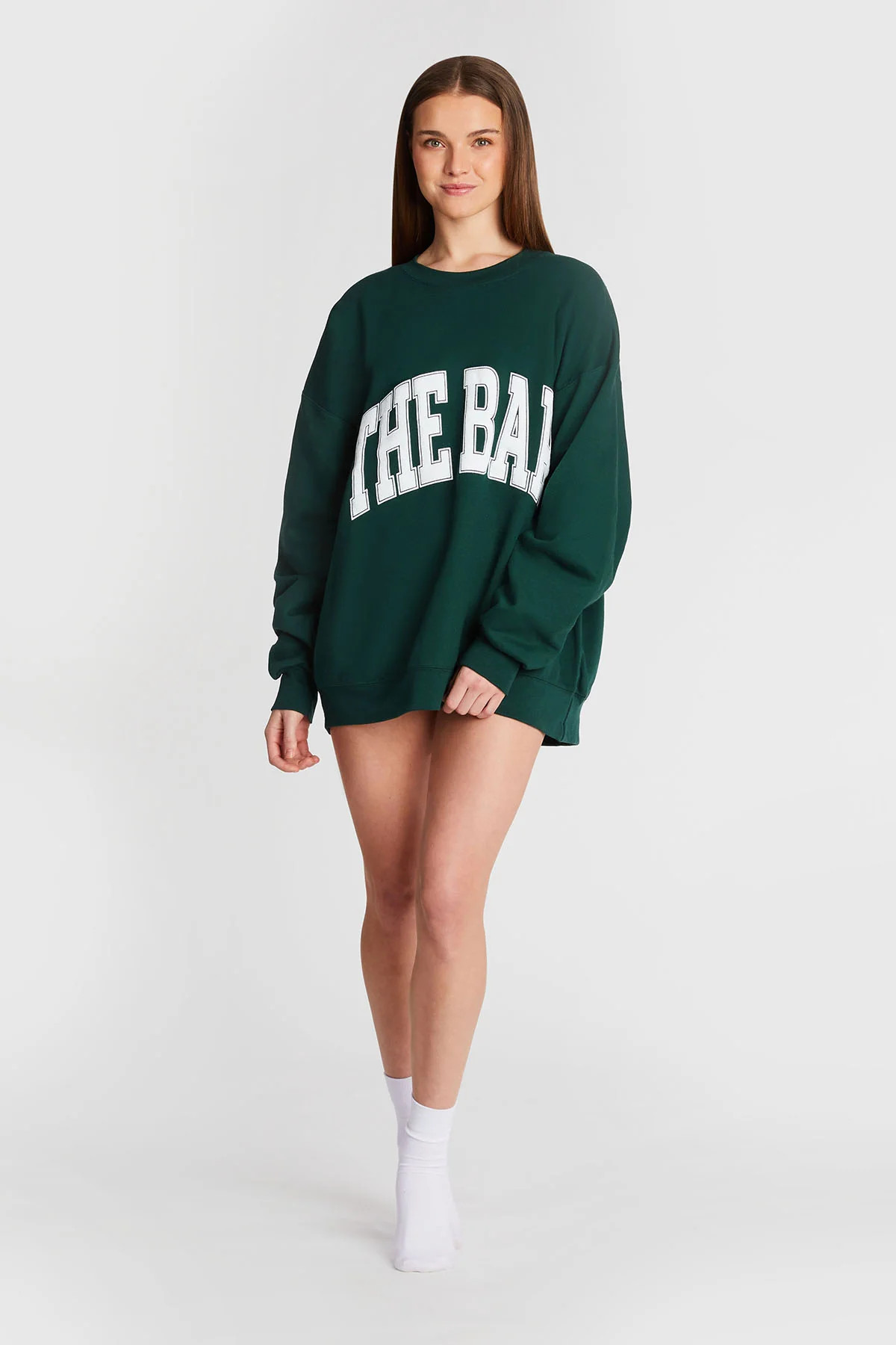 VARSITY SWEATSHIRT HUNTER GREEN | The Bar