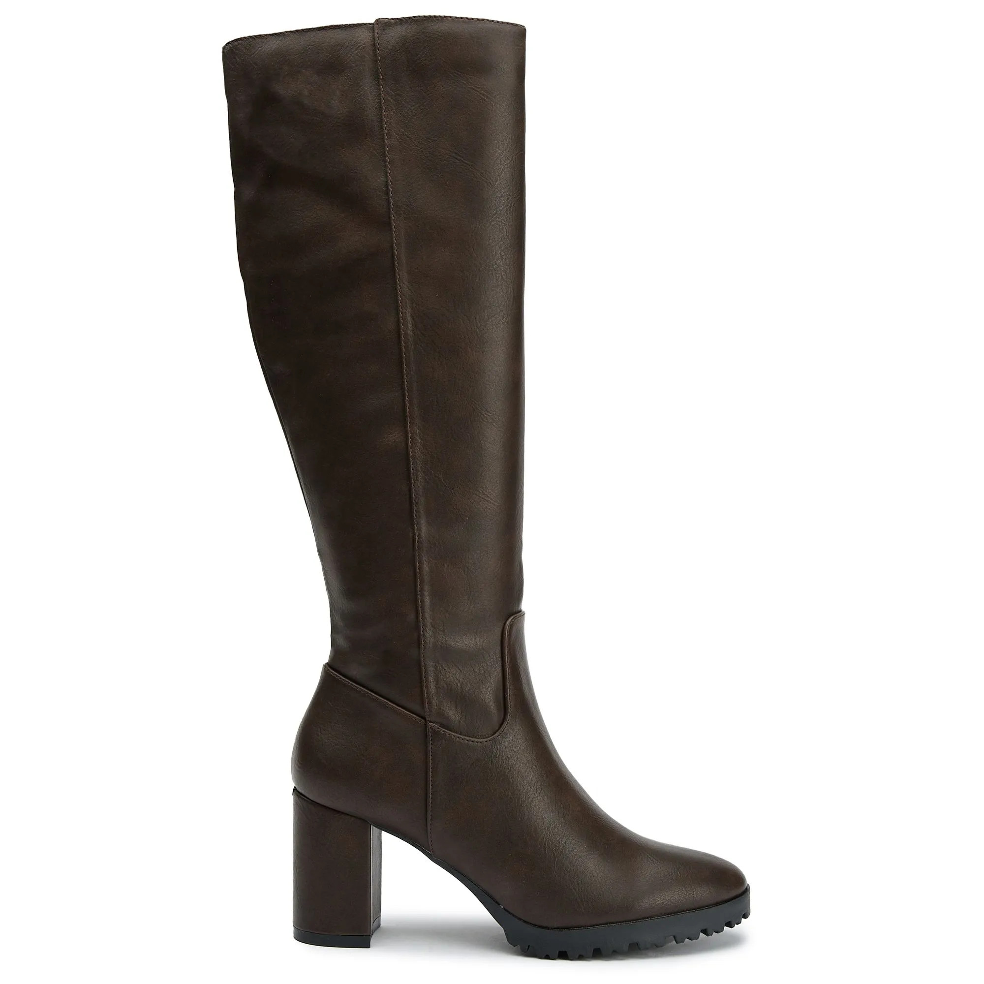V.GAN Women's Edamame Knee High Boots in Brown | Size: 5 | Debenhams UK