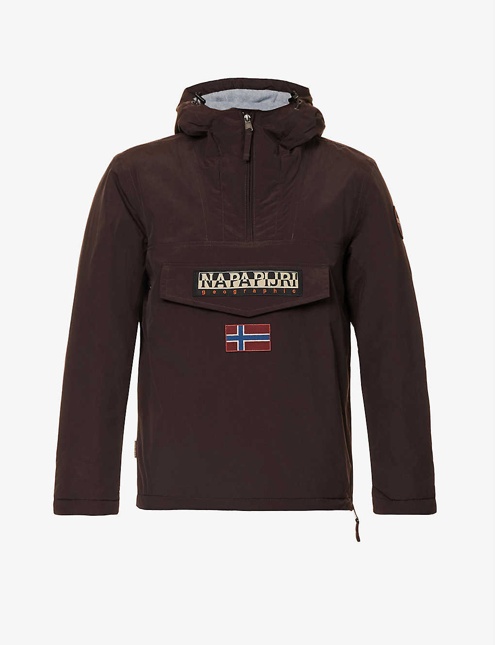 Rainforest brand-print shell hooded jacket | Selfridges