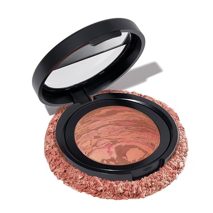 LAURA GELLER NEW YORK Baked Blush-n-Brighten Marbleized Blush - Rosé All Day - Natural Finish | Amazon (US)