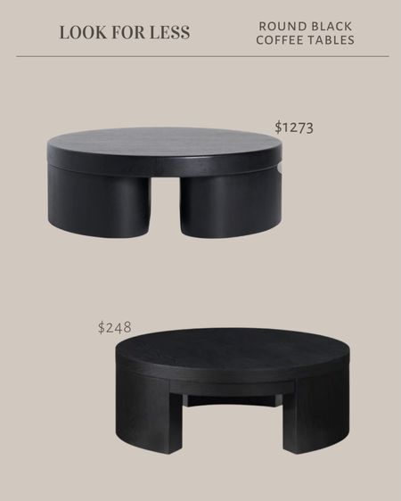 Look for less. Designer black coffee tables

#LTKhome #LTKstyletip #LTKsalealert