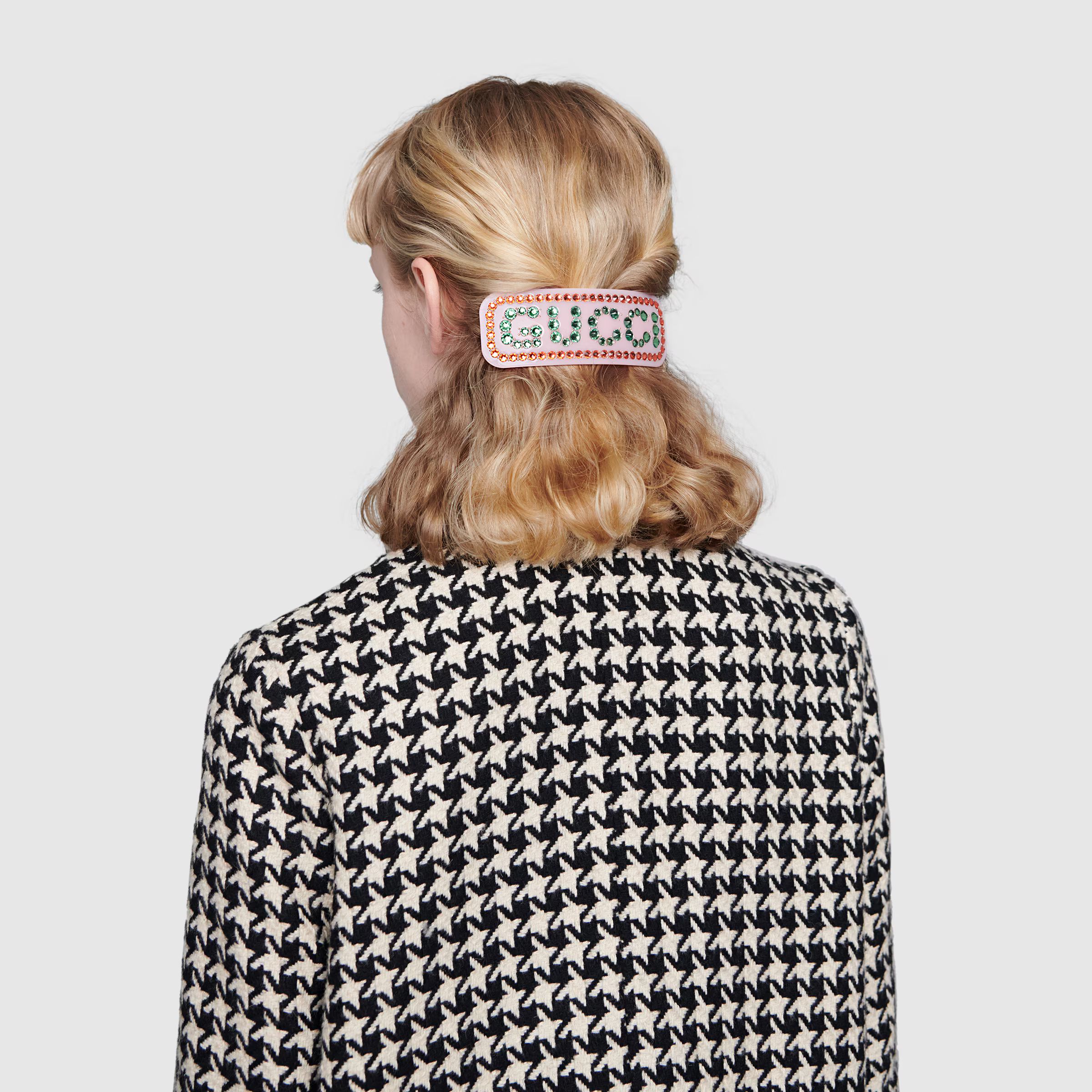 Crystal Gucci single hair barrette | Gucci (US)