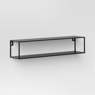 Metal Double Wall Shelf Black - Project 62™ | Target