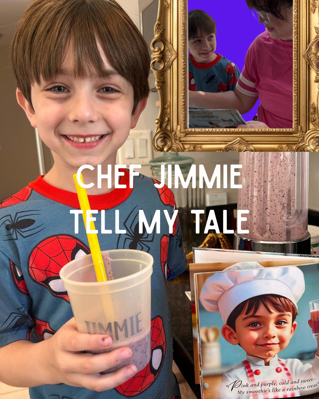 My little guy was gifted these personalized books from TELLMYTALE. This one features him as a chef and it includes several “child friendly” recipes. Today we tried one. It was delicious! Go chef Jimmie! #LTKkids #LTKgifts 

#LTKFamily #LTKKids