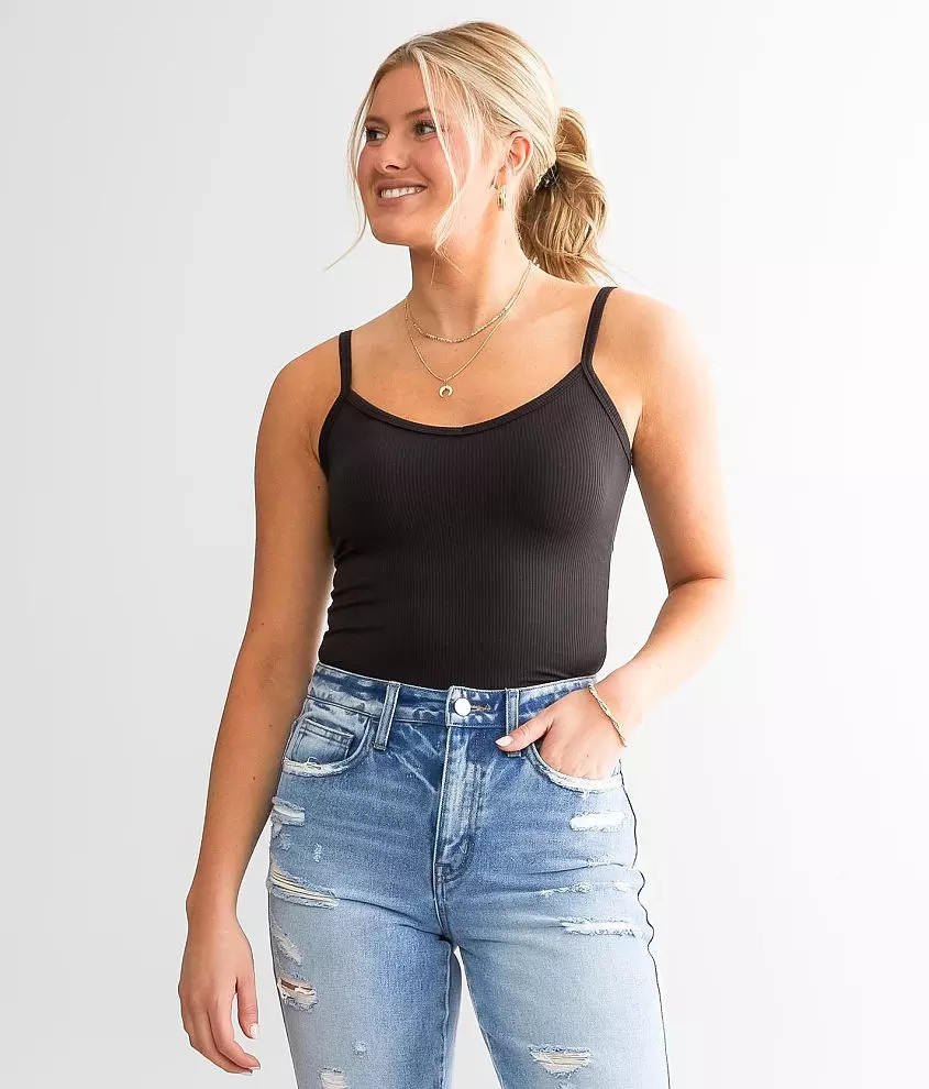 Two-Way Ribbed Tank Top | Buckle