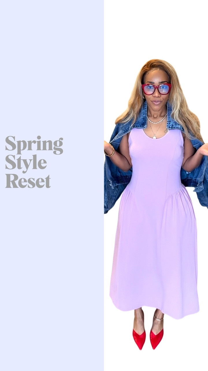 Welcome to Spring Style Reset💕
Follow along for weekly spring finds that won’t hurt your wallet.
Lavender = soft spring energy 💜�Black = classic, effortless, everyday chic 🖤
Also available in lime green 💚 Now on sale for $11.58 😳 Run!! I paid $26 each Comment “Dress” for links💁🏽‍♀️Which color are you choosing?! #springstyle #fashionoverforty #ootd
