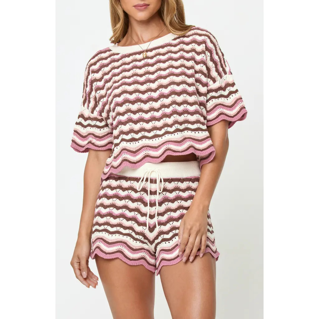 LSPACE Sun Chaser Stripe Top in Neapolitan at Nordstrom, Size Medium | Nordstrom