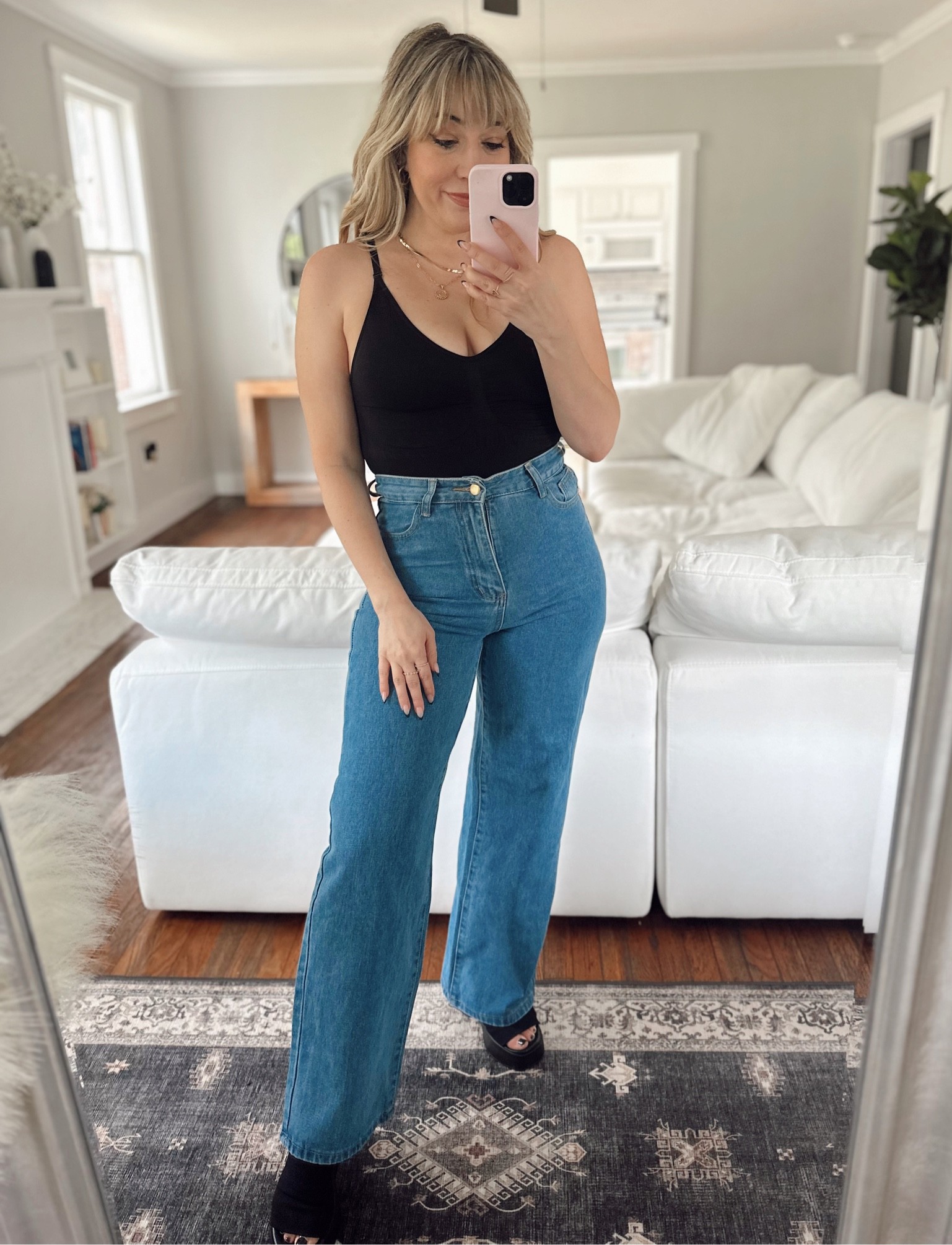 This Amazon bodysuit is a total skims lookalike! Has great compression and is super slimming and flattering. Runs big, size down! 

Skims lookalike - skims amazon - skims bodysuit - shapewear bodysuit - amazon bodysuit - amazon jeans - amazon high waist jeans 

#LTKunder50 #LTKunder100 #LTKstyletip