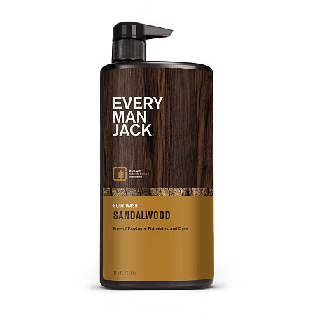 Every Man Jack Sandalwood 1 Liter Body Wash, One Size | JCPenney