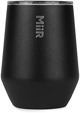 MiiR, 10oz Insulated Stemless Wine Glass - Stainless Steel, Press-on Lid, Spill Proof Tumbler for... | Amazon (US)