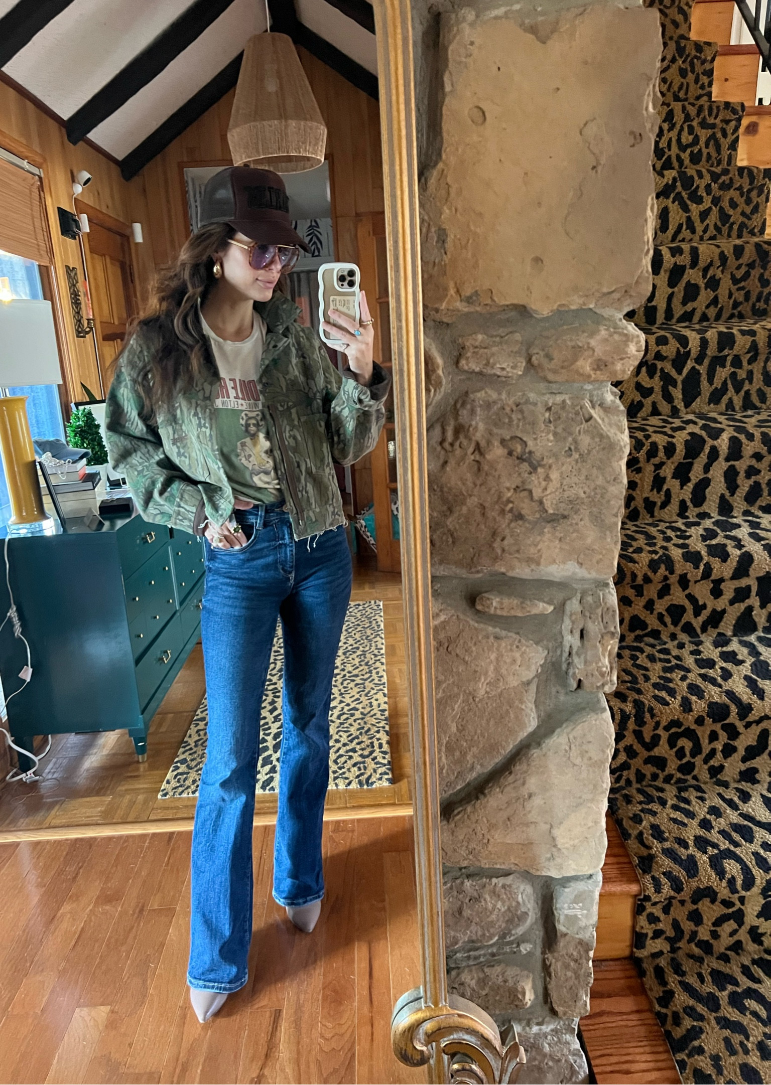Camo is in and I’m here for it. And these boot cut jeans.

#LTKstyletip #LTKHoliday #LTKSeasonal